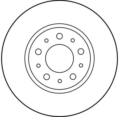 Bremsscheibe - DF1697 TRW
