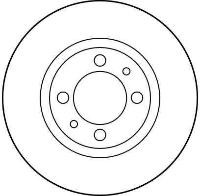 Bremsscheibe - DF1723 TRW