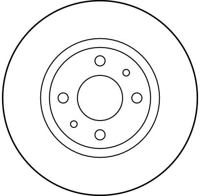 Bremsscheibe - DF1744 TRW