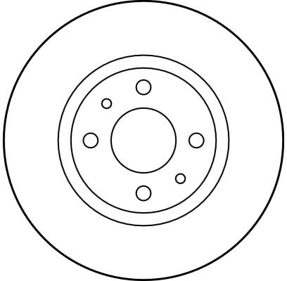 Bremsscheibe - DF1747 TRW