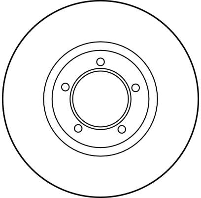 Bremsscheibe - DF1826 TRW