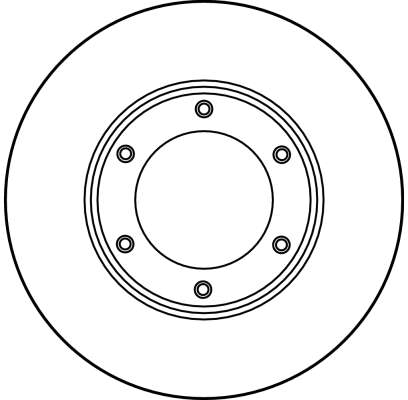 Bremsscheibe - DF1967 TRW