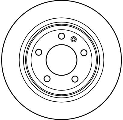Bremsscheibe - DF2557 TRW