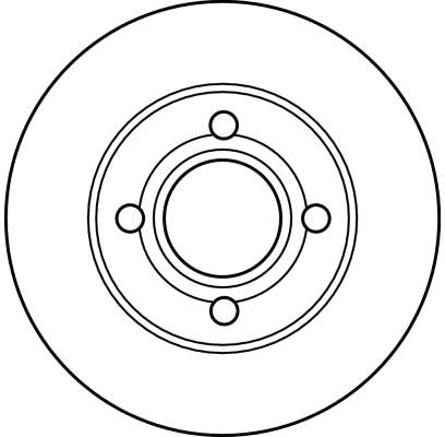 Bremsscheibe - DF2598 TRW