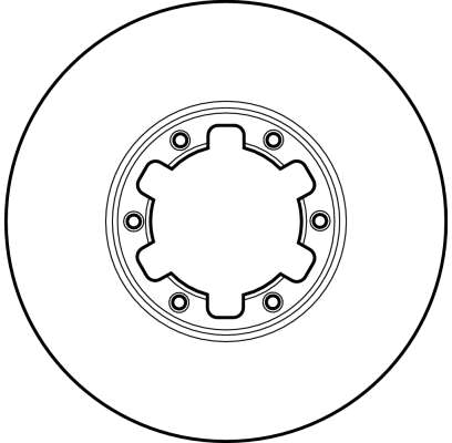 Bremsscheibe - DF2625 TRW