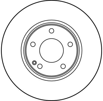 Bremsscheibe - DF2654 TRW