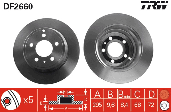 Discofreno - DF2660 TRW