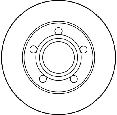 Bremsscheibe - DF2666 TRW