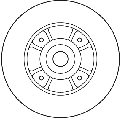 Bremsscheibe - DF2706BS TRW