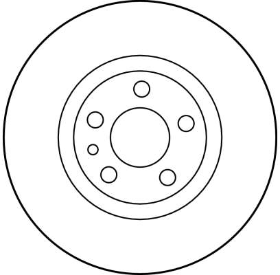 Bremsscheibe - DF2716 TRW