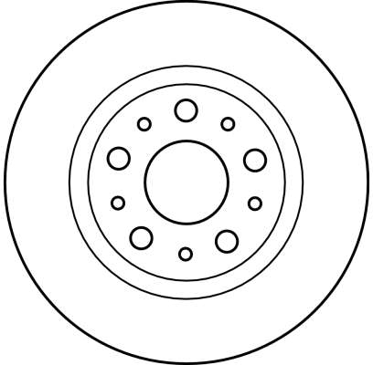 Bremsscheibe - DF2762 TRW