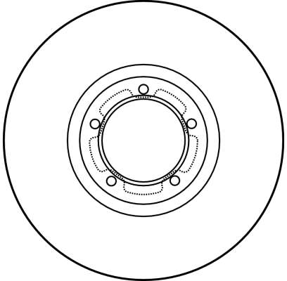 Bremsscheibe - DF2785 TRW