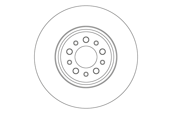 Bremsscheibe - DF3969S TRW