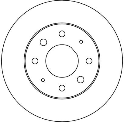 Bremsscheibe - DF4032 TRW