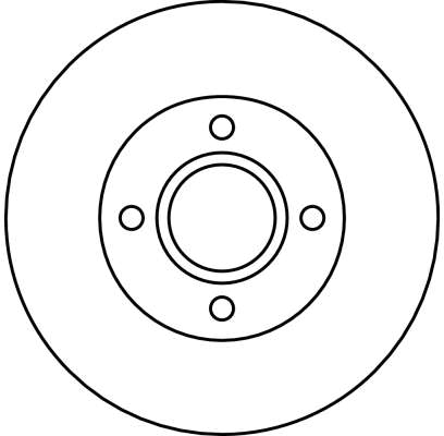 Bremsscheibe - DF4036 TRW