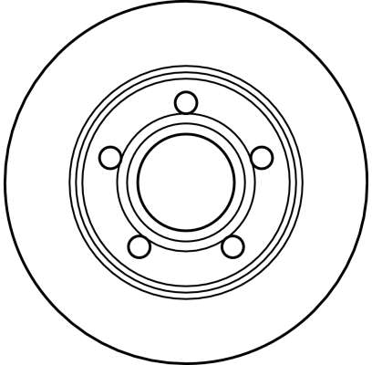Brake Disc - DF4039 TRW