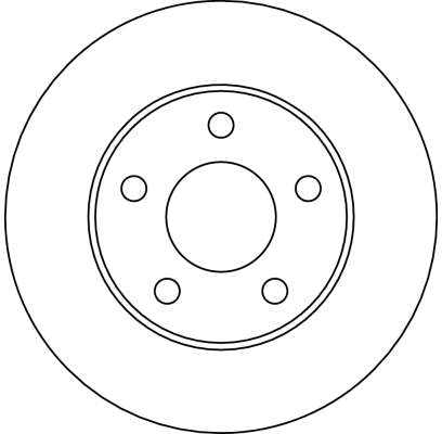 Bremsscheibe - DF4041 TRW