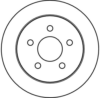 Bremsscheibe - DF4049 TRW