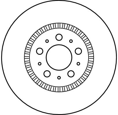 Brake Disc - DF4053S TRW