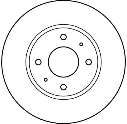 Bremsscheibe - DF4054 TRW