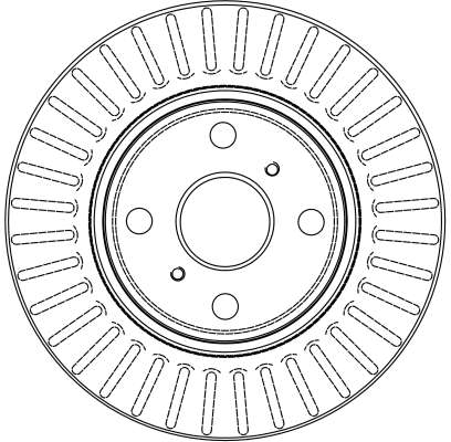Bremsscheibe - DF4058 TRW