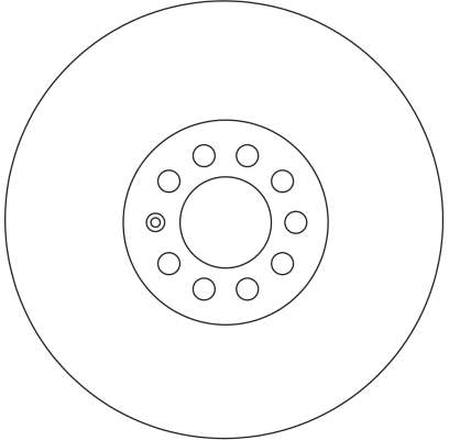 Bremsscheibe - DF4064 TRW