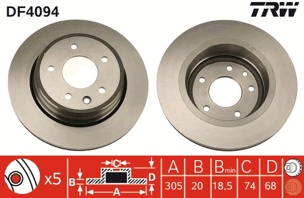 Discofreno - DF4094 TRW