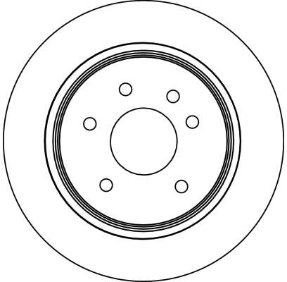 Bremsscheibe - DF4094 TRW