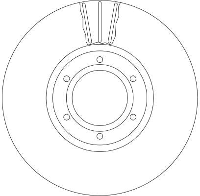 Bremsscheibe - DF4111 TRW