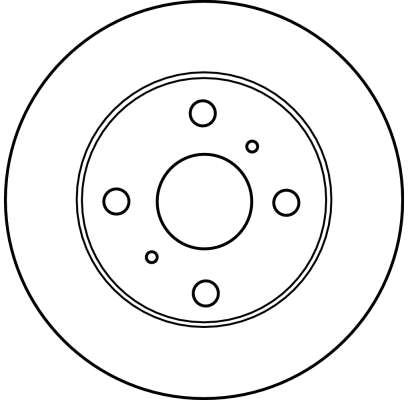 Bremsscheibe - DF4113 TRW