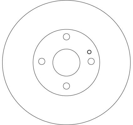Bremsscheibe - DF4119 TRW