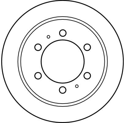 Bremsscheibe - DF4133 TRW