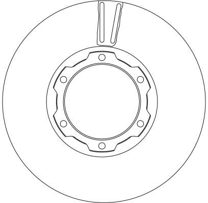Bremsscheibe - DF4145S TRW