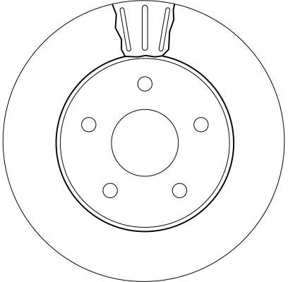 Bremsscheibe - DF4170 TRW
