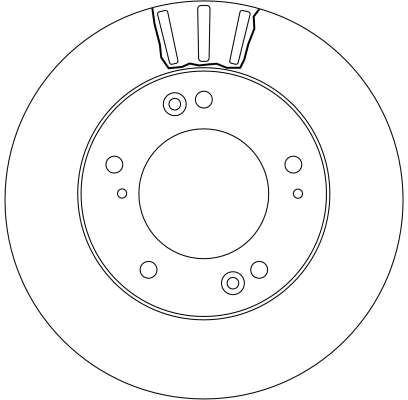 Bremsscheibe - DF4172 TRW
