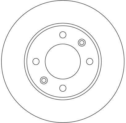 Bremsscheibe - DF4185 TRW
