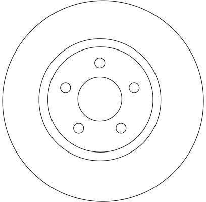 Bremsscheibe - DF4190 TRW