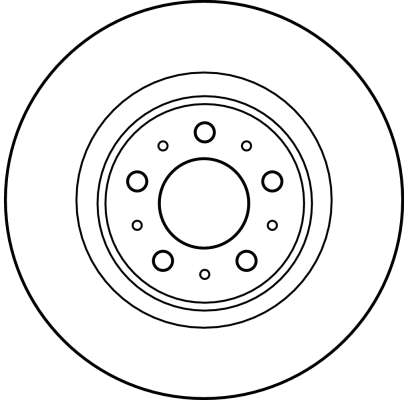 Bremsscheibe - DF4233 TRW