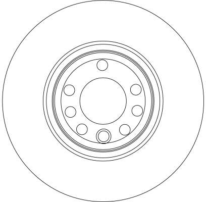 Bremsscheibe - DF4266 TRW