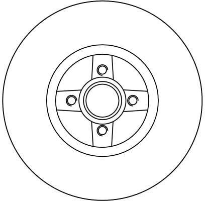 Bremsscheibe - DF4272 TRW
