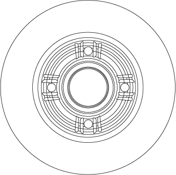 Discofreno - DF4274S TRW