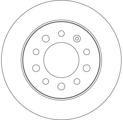 Bremsscheibe - DF4282 TRW