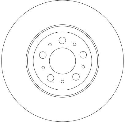 Bremsscheibe - DF4339 TRW