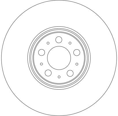 Brake Disc - DF4340S TRW