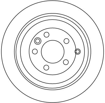 Brake Disc - DF4342S TRW