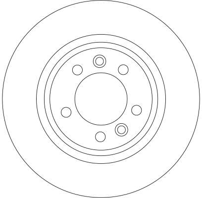 Bremsscheibe - DF4351 TRW