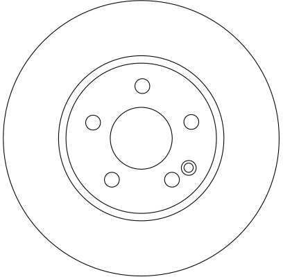Brake Disc - DF4373 TRW