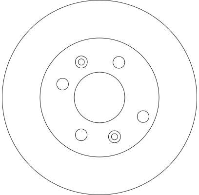 Bremsscheibe - DF4409 TRW