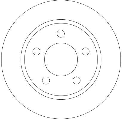 Bremsscheibe - DF4419 TRW