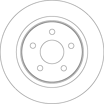 Bremsscheibe - DF4422 TRW